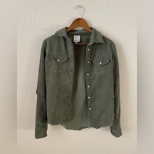 Corduroy cottage core grunge men’s jacket